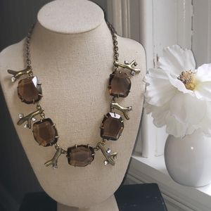 Gerard Yosca smoky glass statement necklace